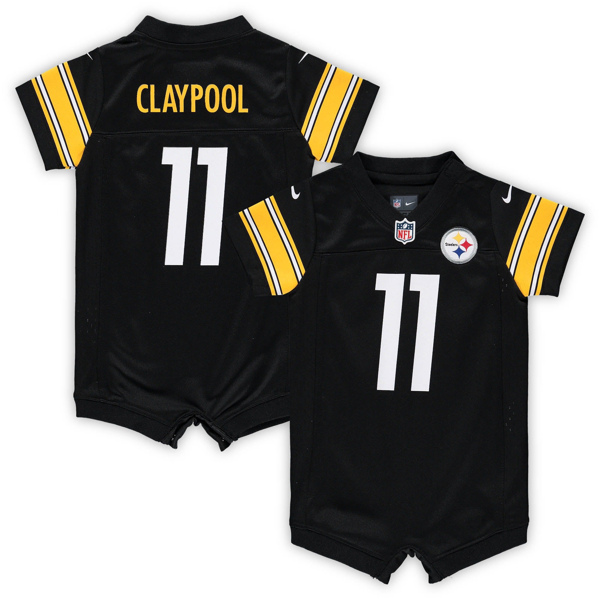 Nike Pittsburgh Steelers No11 Chase Claypool Black Team Color Men's Stitched NFL Limited Tank Top Suit Jersey