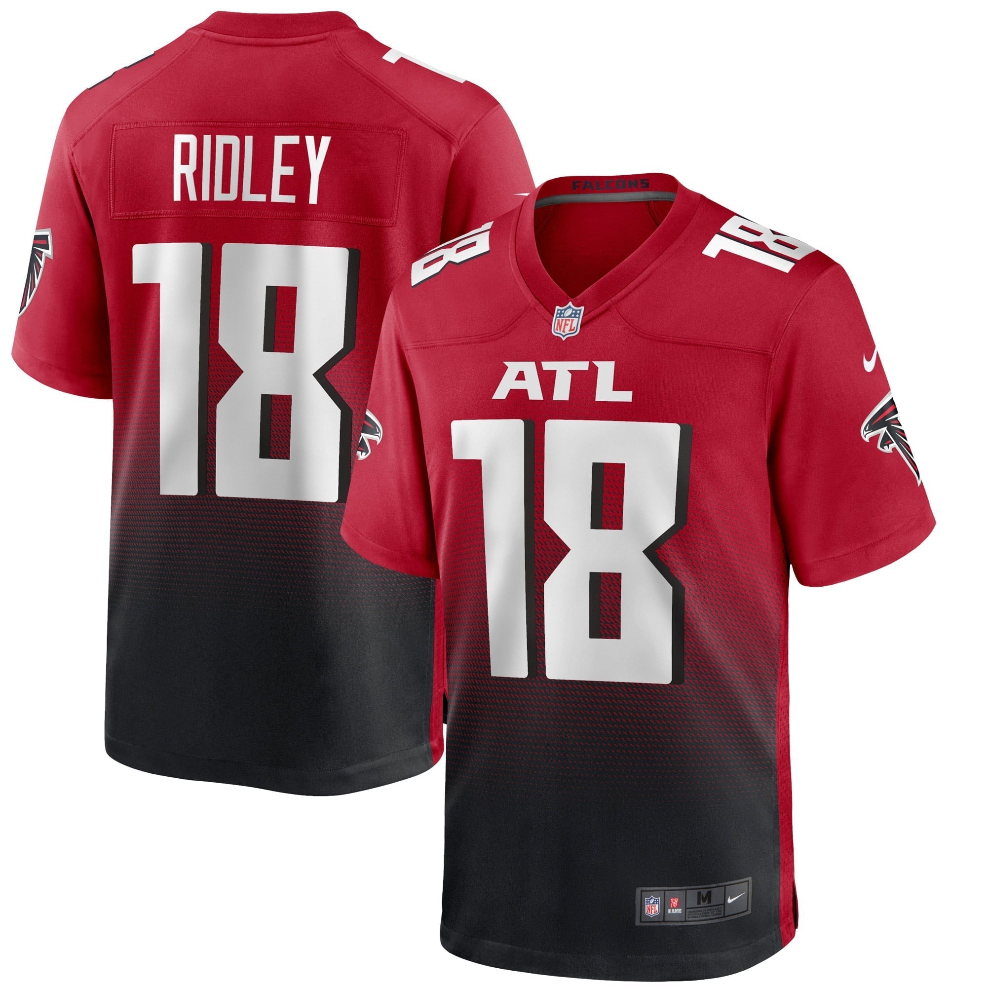 Nike Atlanta Falcons No18 Calvin Ridley Red Team Color Youth Stitched NFL Vapor Untouchable Limited Jersey